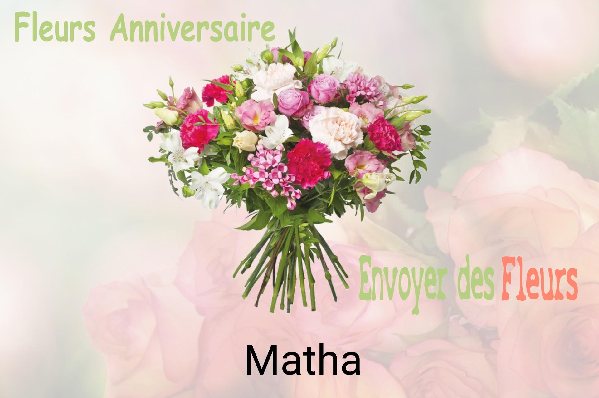 Bouquet de fleurs d’anniversaire livré à Matha